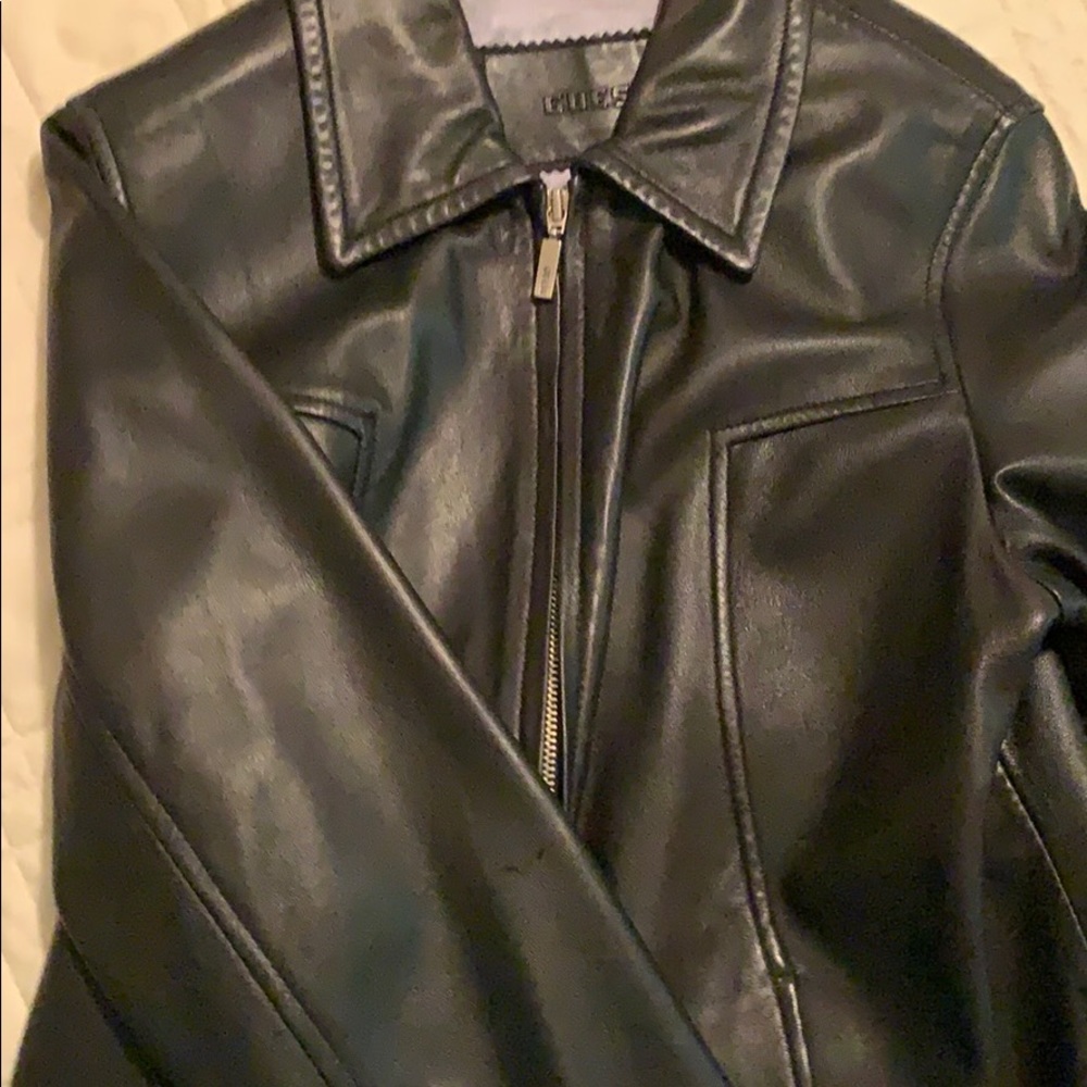 Guess Leather Jacket - image 7